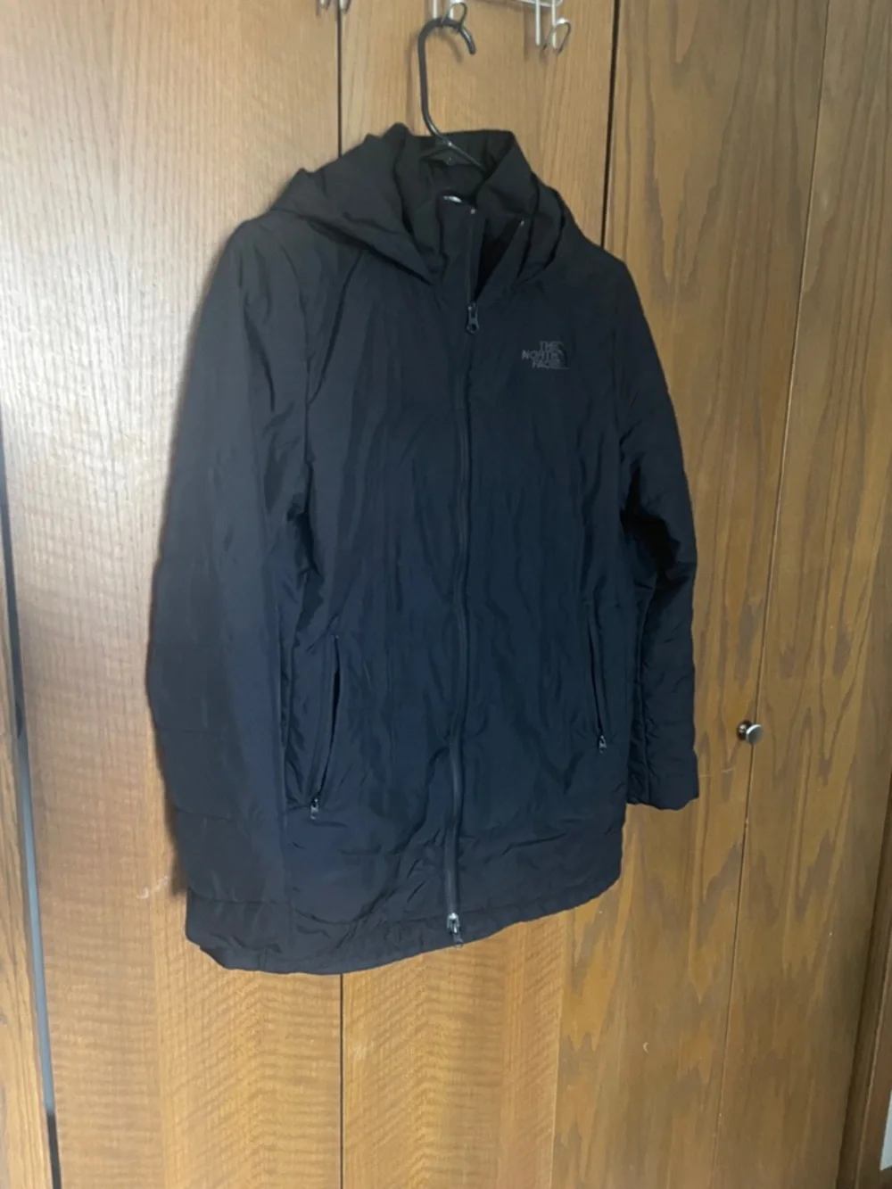 The North Face Black Hooded Puffer Jacket